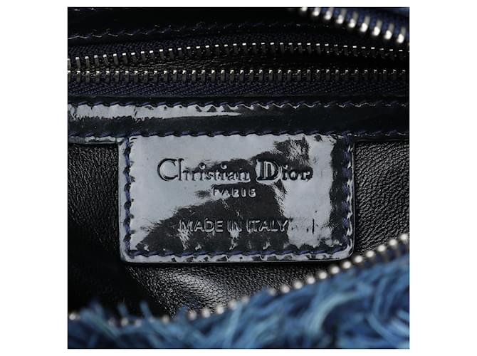 Dior Blue Medium Tweed Lady Dior - vista 5