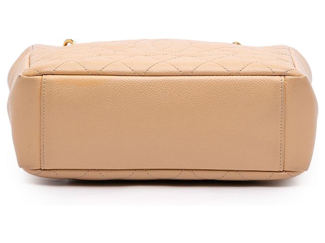 Chanel Beige Caviar Petite Shopping Tote - vista 3