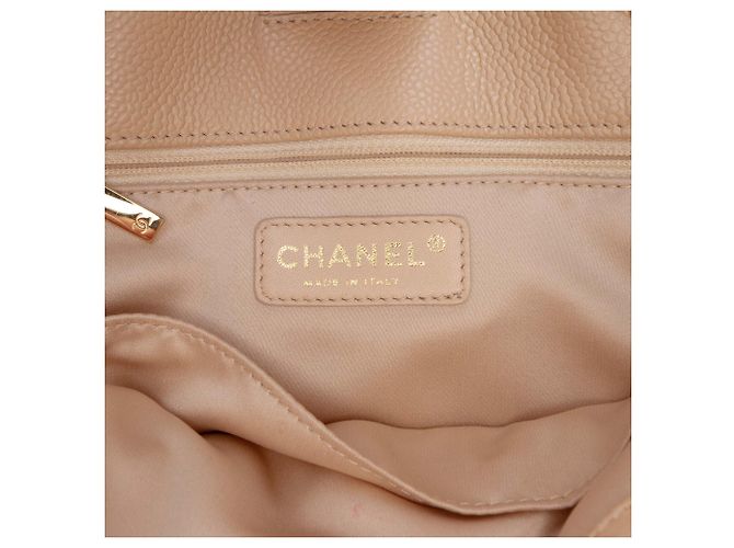 Chanel Beige Caviar Petite Shopping Tote - vista 5
