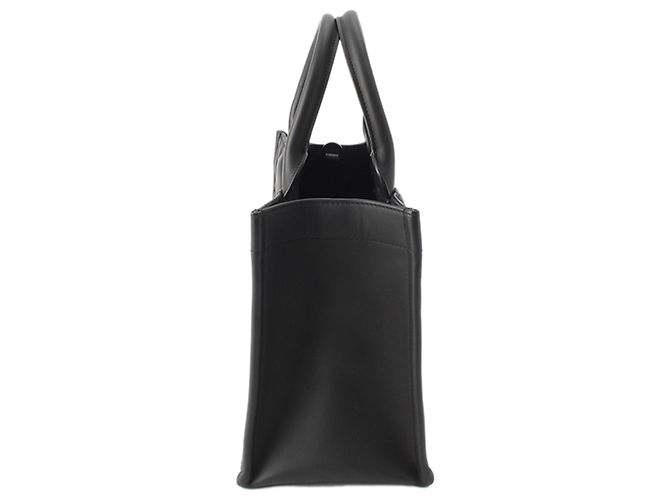 Dior Book Tote Small in pelle di vitello Macrocannage ultra opaca nera Nero - vista 3