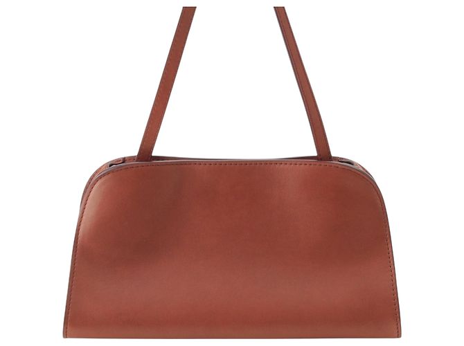 The Row Pochette Convertibile Peggy in pelle rossa Rosso Bordò - vista 5