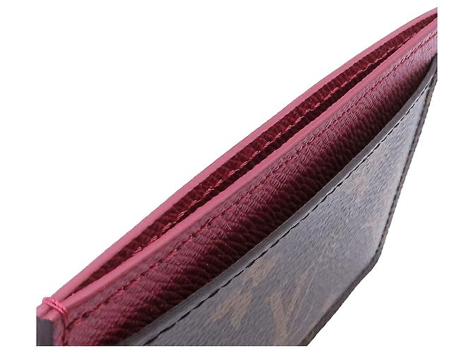 Tarjetero Louis Vuitton Brown Monogram Castaño - vista 3