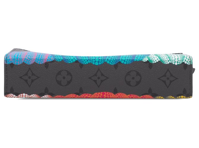 Portafoglio Wearable Louis Vuitton Gray Yayoi Kusama Monogram Eclipse Reverse Pumpkin Marrone - vista 3