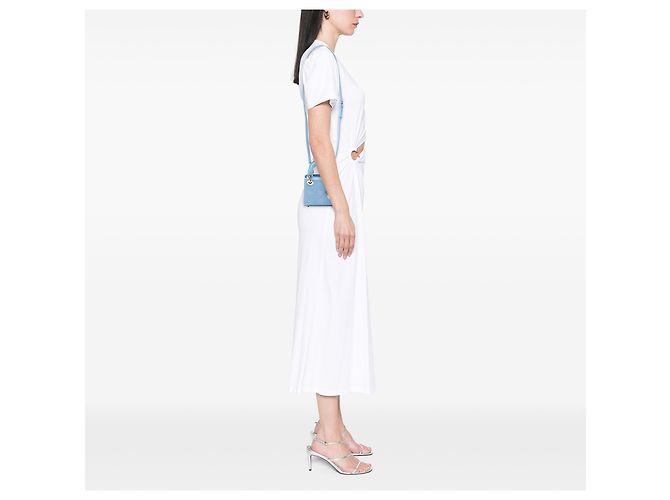 Dior Blue Micro Patent Cannage Lady Dior Blu chiaro - vista 6
