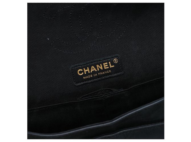 Chanel Silver Medium Classic Bicolor Caviar and Iridescent Calfskin Double Flap - vista 5