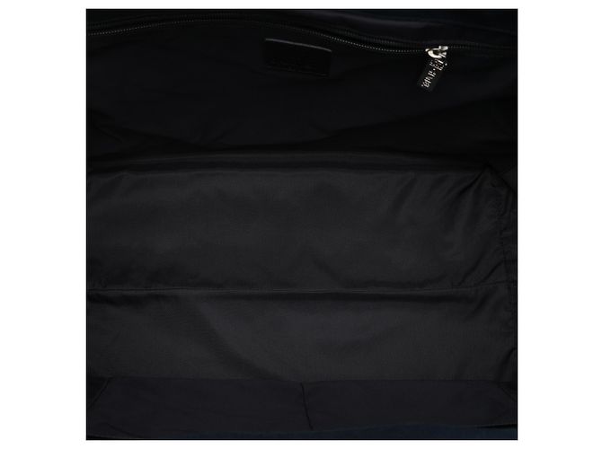 Tote Chanel White CC Quilted em algodão e PVC perfurado - vista 4
