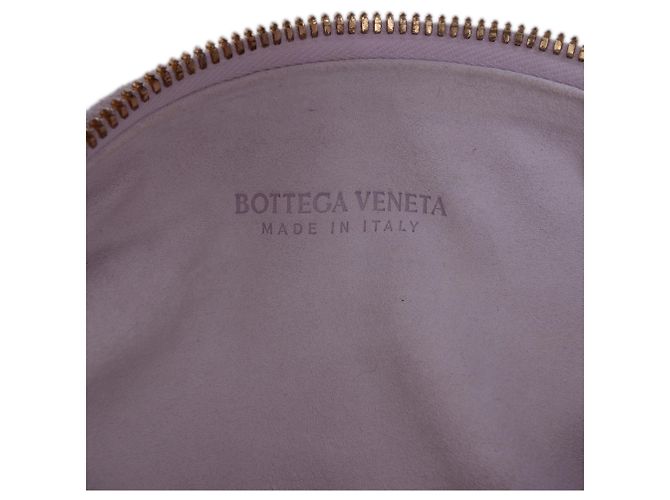 Bottega Veneta Mini Jodie in suede Intrecciato bianco - vista 5