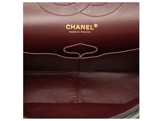 Chanel Black Jumbo Classic Lambskin Double Flap Nero - vista 4