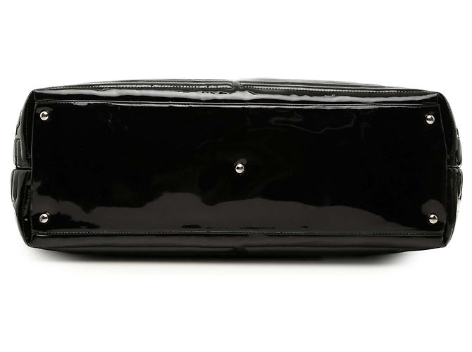 Borsa Shopping Chanel Coco Ming Grand in vinile nero - vista 3