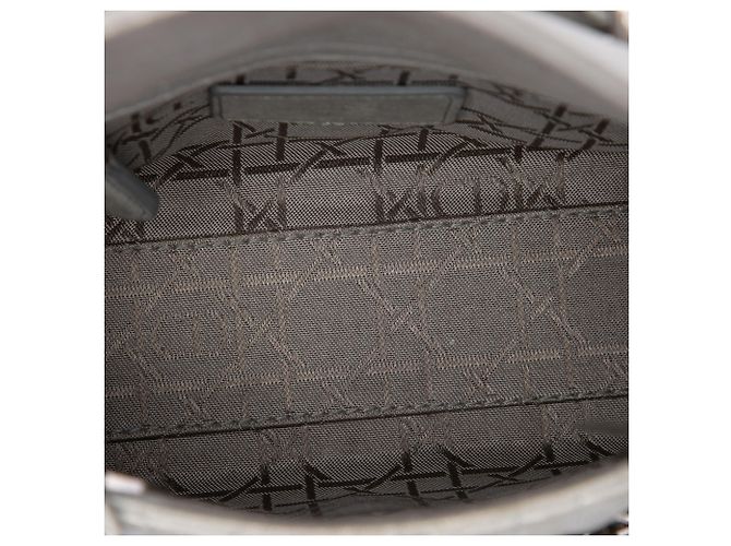 Dior Silver Mini Iridescent Lambskin Cannage Lady Dior Argento - vista 4