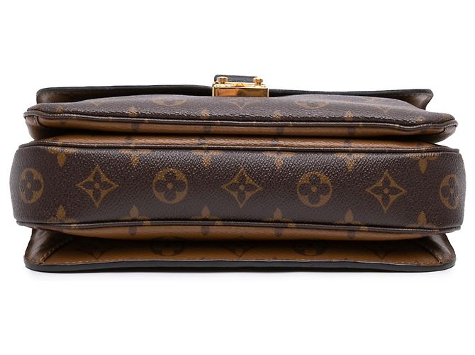 Louis Vuitton Brown Monogram Reverse Pochette Metis Marrone - vista 3