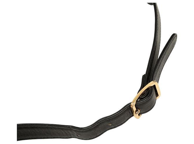 Borsa crossbody Saint Laurent in pelle nera Nero - vista 7