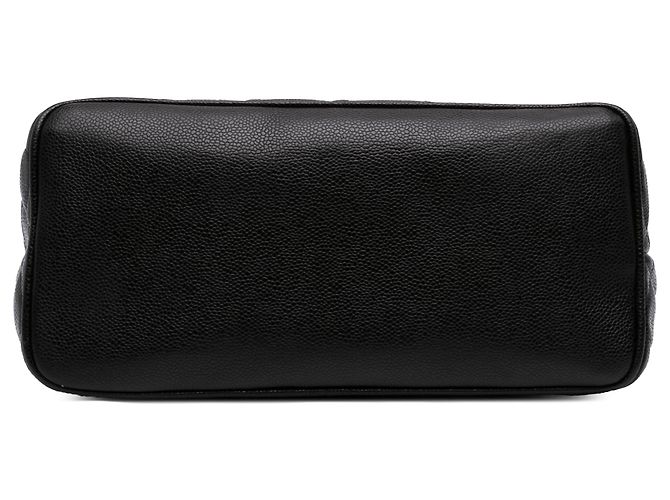Chanel Black Caviar Medallion Tote Schwarz - Ansicht 3