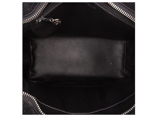 Chanel Black Caviar Medallion Tote Schwarz - Ansicht 4