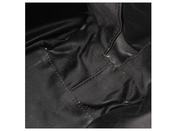 Borsa a mano Miu Miu Softy Beau nera in vitello morbido Large con manico superiore Nero - vista 11