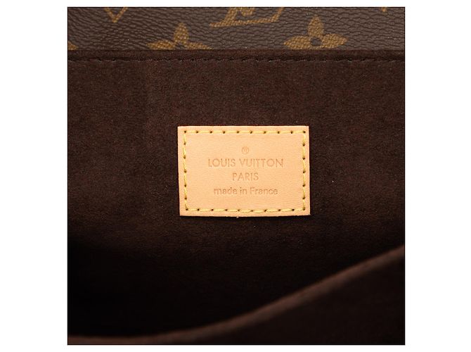 Louis Vuitton Brown Monogram Pochette Metis Marrone - vista 5
