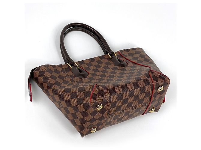 Louis Vuitton Caissa Tote PM Handtasche Rot Fuschia Damier ebene - Ansicht 2