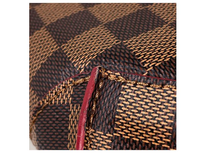 Louis Vuitton Caissa Tote PM Handtasche Rot Fuschia Damier ebene - Ansicht 4