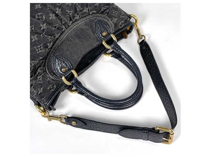 Borsa Louis Vuitton Neo Cabby MM Nero - vista 7