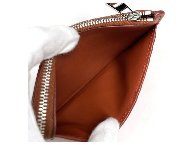 Monedero largo de piel Puzzle de Loewe Castaño - vista 5