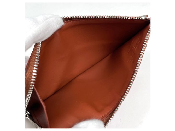 Monedero largo de piel Puzzle de Loewe Castaño - vista 6