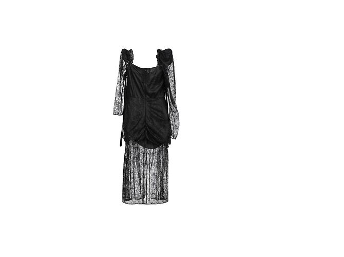 Magda Butrym Schwarzes Spitzenkleid - Ansicht 2