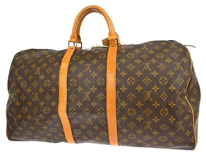 Louis Vuitton Keepall Monogram 55 Marrone - vista 2