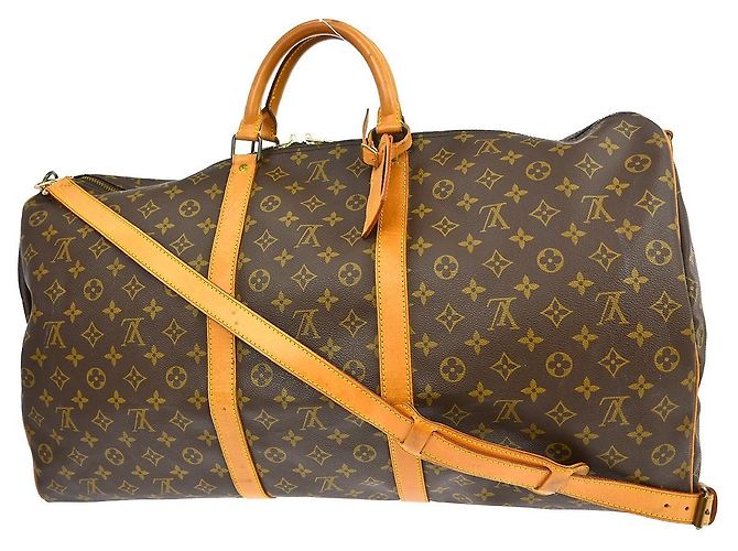 Louis Vuitton Keepall Bandoulière Monogram 60 Marrom - vista 2