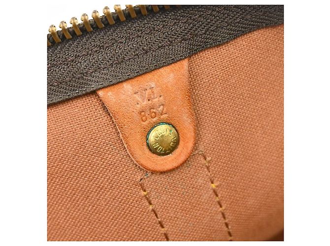 Louis Vuitton Keepall Bandoulière Monogram 55 Marrone - vista 5