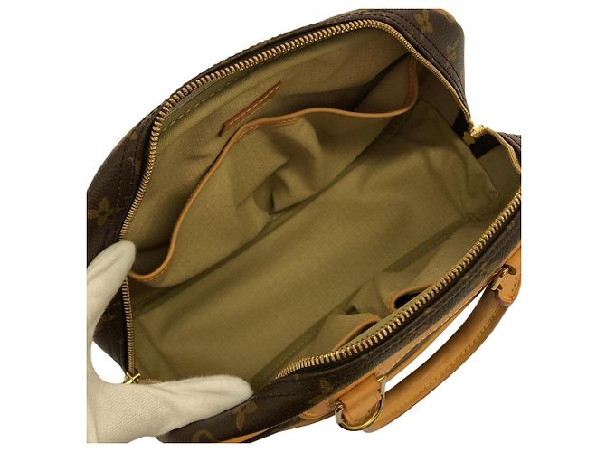 Borsa Louis Vuitton Monogram Trouville Marrone - vista 10