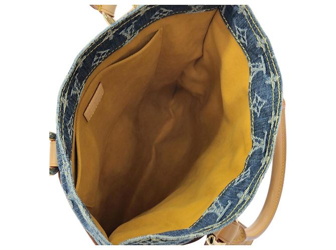 Borsa a mano Shopper piatta Louis Vuitton Monogram Denim Blu - vista 10