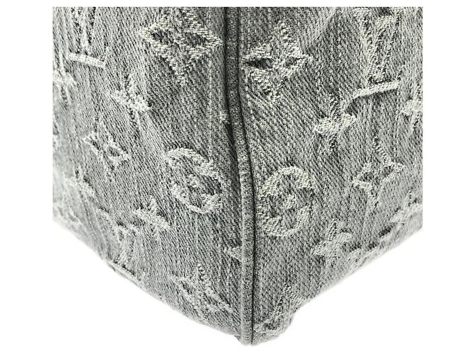 Borsa a tracolla Louis Vuitton Monogram Denim Speedy Soft Marrone - vista 4