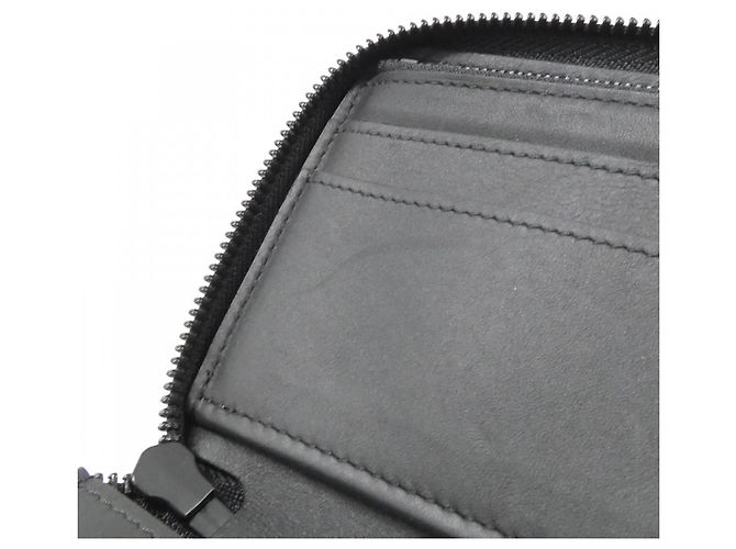 Louis Vuitton Monogram Shadow Zippy Wallet Black - view 7