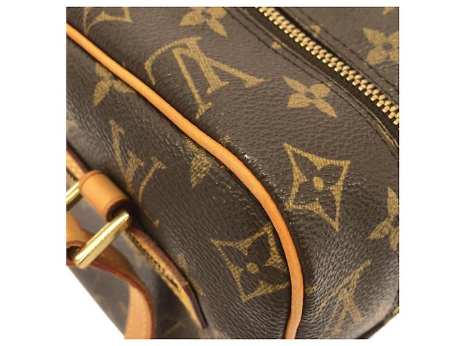 Borsa a tracolla Louis Vuitton Monogram Cite MM M51182 Marrone - vista 6
