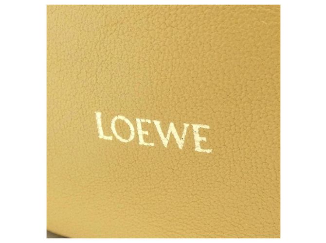 Borsa Mini Loewe Flamenco Giallo - vista 4