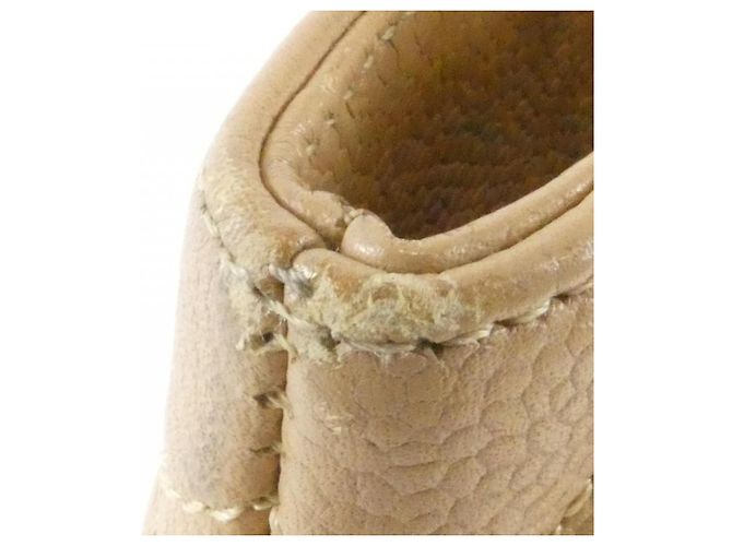Bolsa Chanel 1804 Bege em pele de vitelo grão - vista 5