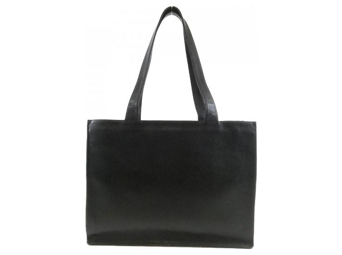Borsa Chanel in pelle di vitello martellata nera Nero - vista 2