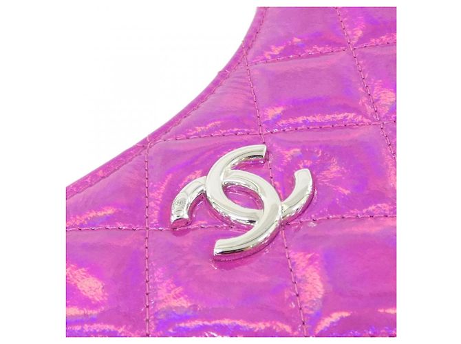 Borsa a tracolla Chanel AP3691 in pelle di capra rosa - vista 5