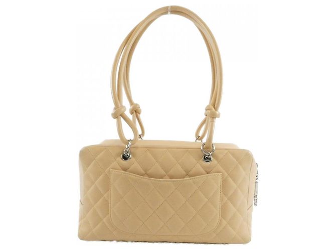 Borsa a tracolla Chanel Cambon Line 25171 Beige - vista 2