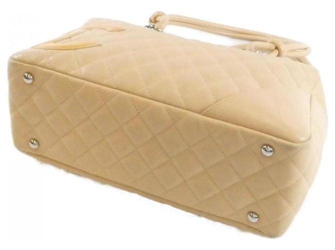 Borsa a tracolla Chanel Cambon Line 25171 Beige - vista 3