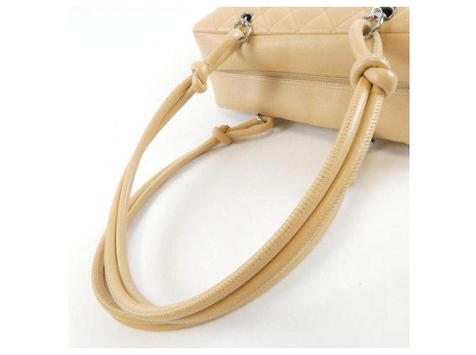 Borsa a tracolla Chanel Cambon Line 25171 Beige - vista 8