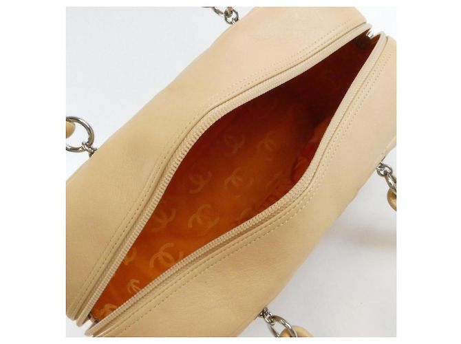 Borsa a tracolla Chanel Cambon Line 25171 Beige - vista 9