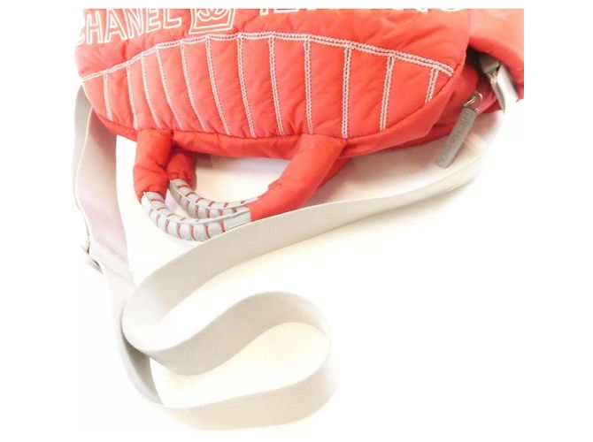 Borsa Chanel Sport Line 32808 Rosso - vista 7