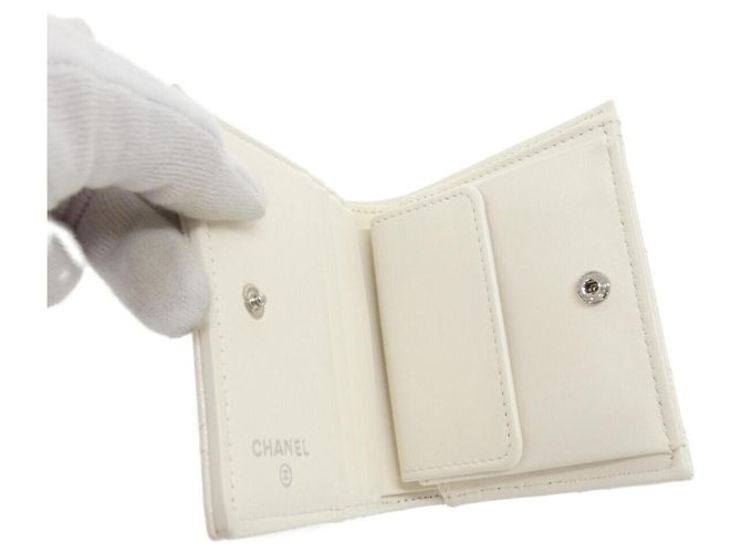 Cartera Chanel Timeless Classic Line AP3178 Blanco - vista 6