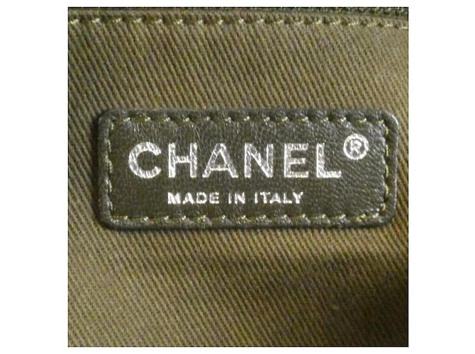 Borsa Chanel Deauville Line 66941 Bianco Cachi - vista 10