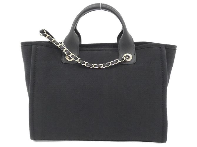 Borsa Chanel Deauville Line AS3257 Nero - vista 2