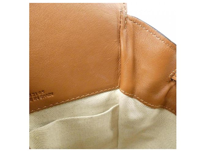 Mini Borsa a Tracolla Loewe Hammock con Coulisse Marrone - vista 10