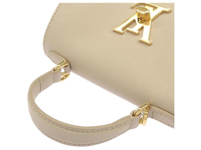 Borsa Louis Vuitton Lockme Ever MINI Grigio - vista 6