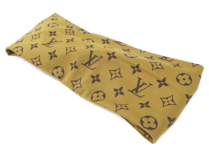 Diadema Louis Vuitton Monogram Reverse Castaño - vista 2