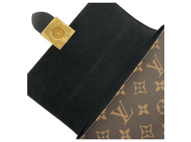 Borsa Louis Vuitton Monogram Rocky BB Marrone Nero - vista 9